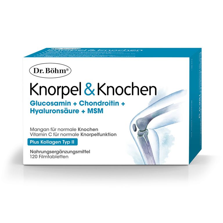 Dr. Böhm Knorpel & Knochen Tabletten – Unterstützung für Gelenke und