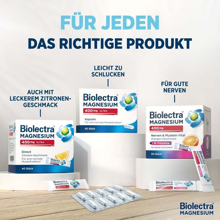 Biolectra MAGNESIUM 400 mg ultra Direct - Jetzt 10% mit den Code ...