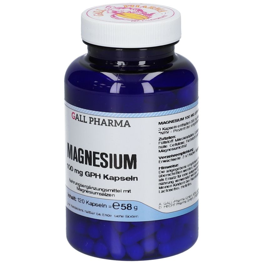 GALL PHARMA Magnesium 100 mg GPH Kapseln 120 St
