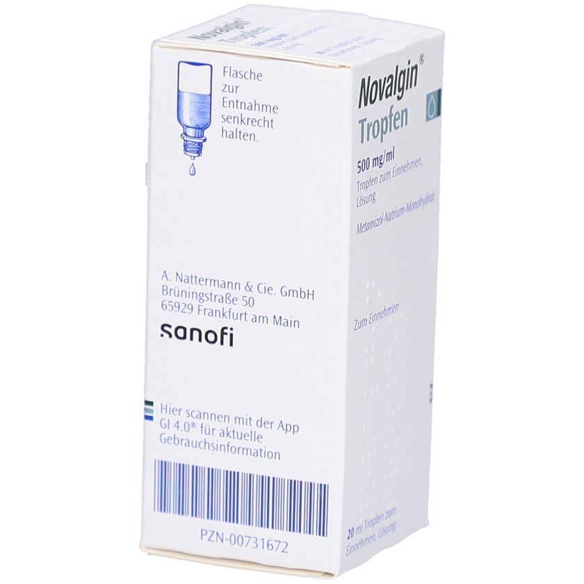 Novalgin® Tropfen 500 mg/ml 20 ml - shop-apotheke.com