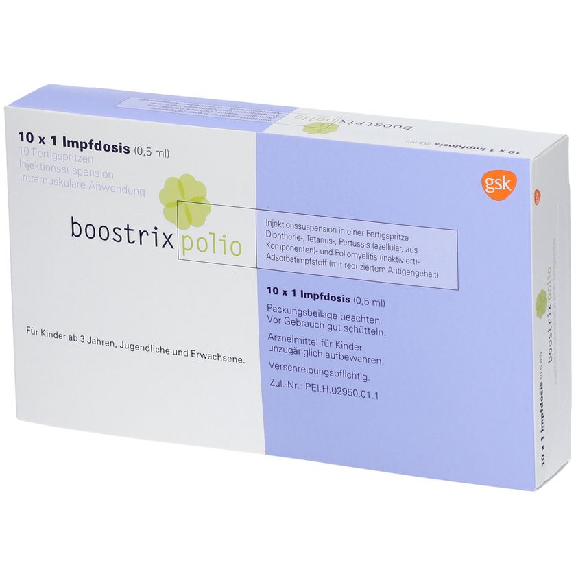 boostrix Polio 10x0,5 ml