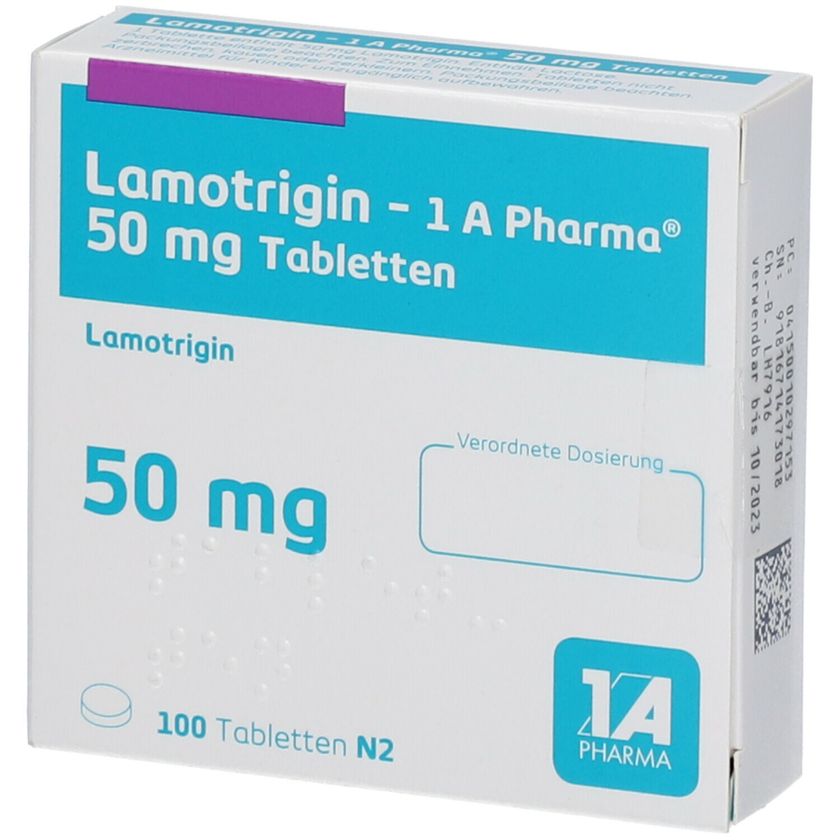 Lamotrigin 1 A Pharma 50 Mg 100 St Shop Apotheke Com