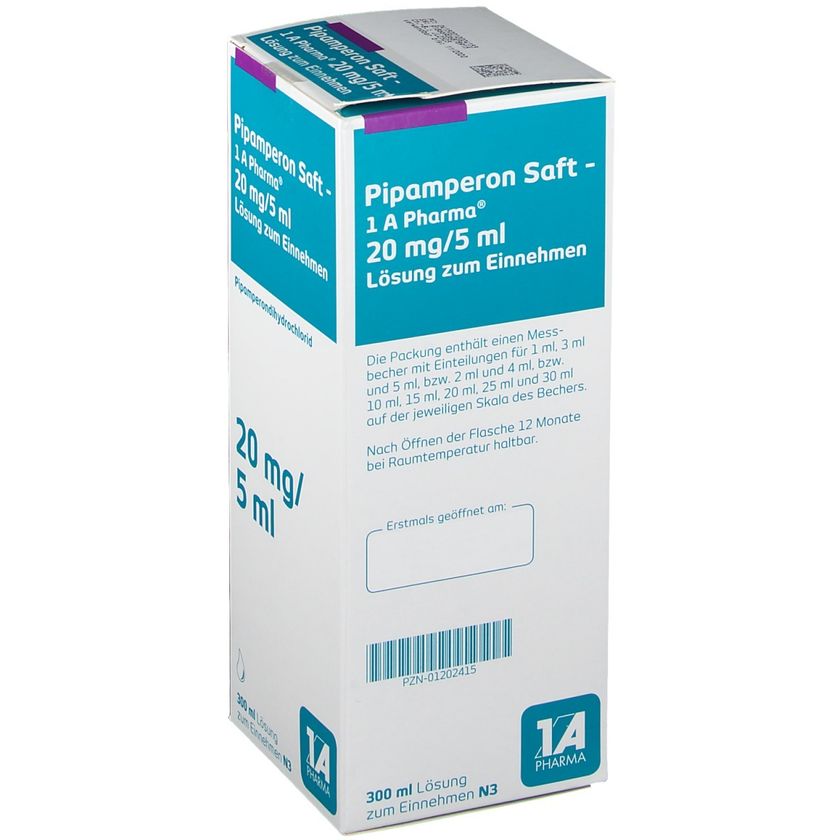 Pipamperon Saft - 1 A Pharma® 20 mg/5 ml 300 ml - shop-apotheke.com