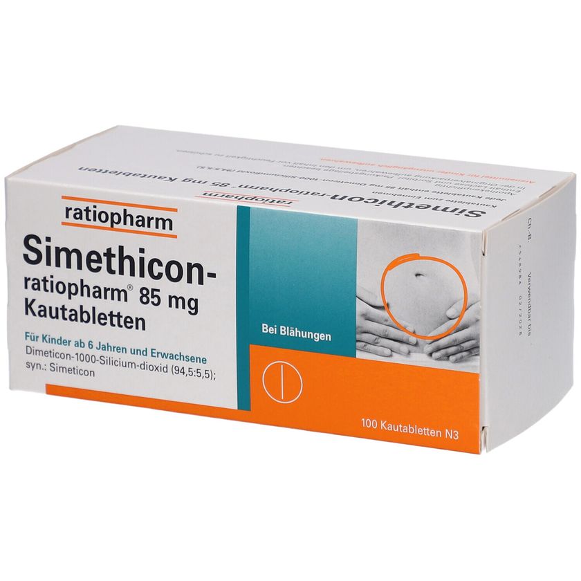 Simethicon-ratiopharm® 85 mg 100 St - shop-apotheke.com