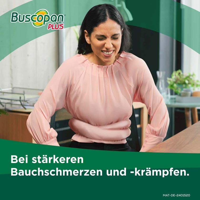 Buscopan® PLUS mit Paracetamol bei stärkeren Schmerzen und Krämpfen im Bauchbereich 20 St shop