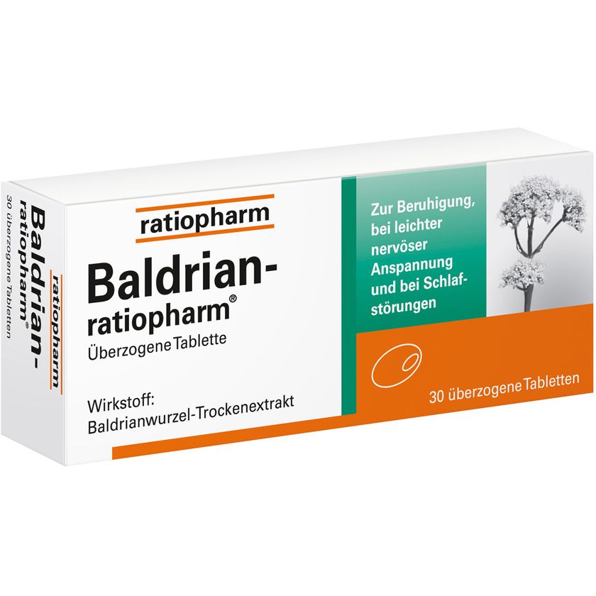 Baldrian-ratiopharm® überzogene Tabletten 30 St - Shop-apotheke.com