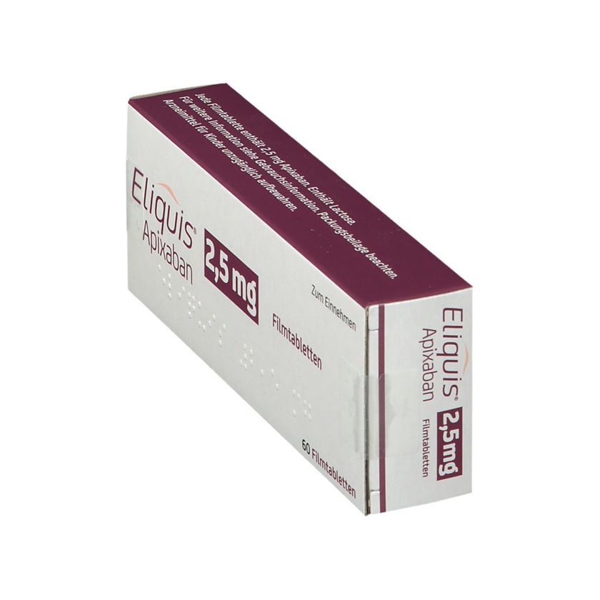 Eliquis® 2,5 mg 60 St - shop-apotheke.com