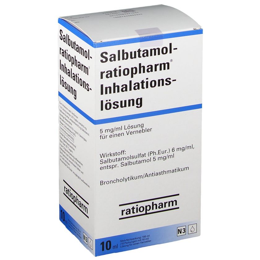 Salbutamol-ratiopharm® Inhalations 10x10 ml - shop-apotheke.com