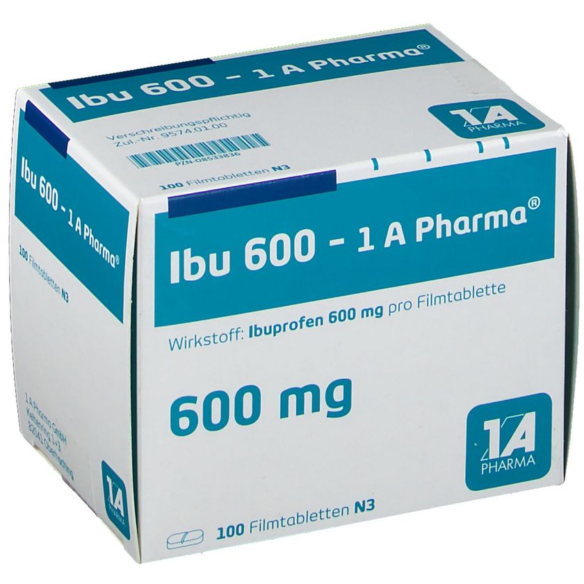 Ibu 600 1 A Pharma® 100 St Ibu 600 1 A Pharma® 100 St