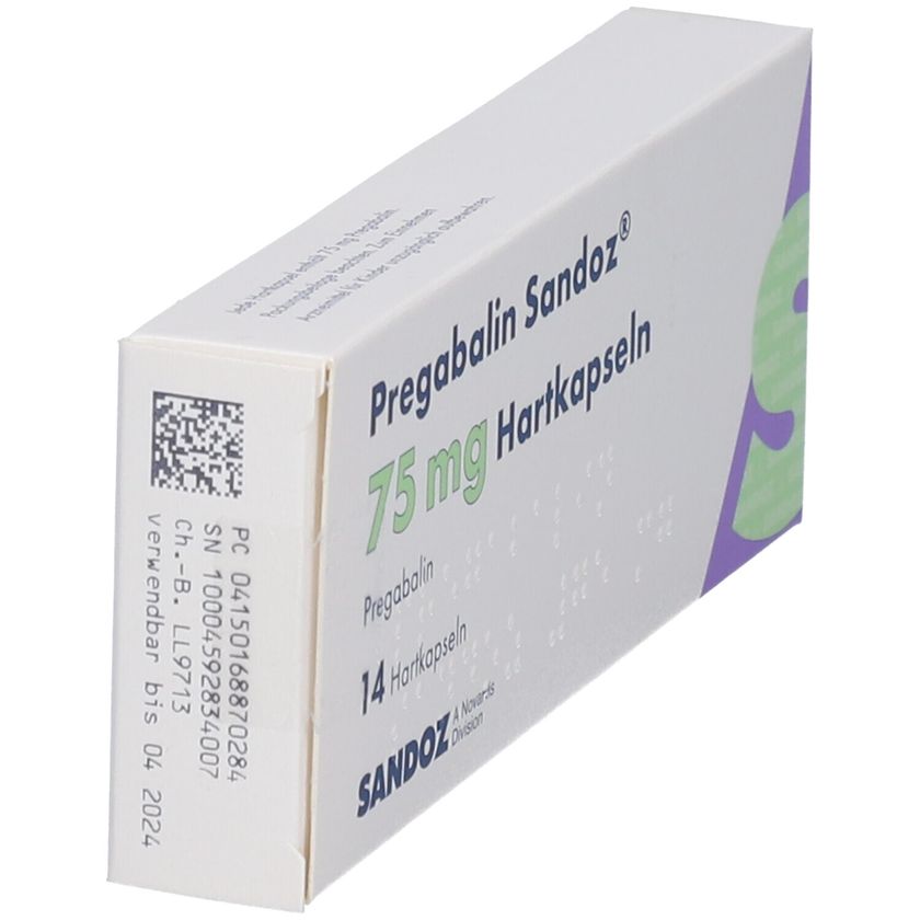Pregabalin Sandoz® 75 mg 14 St