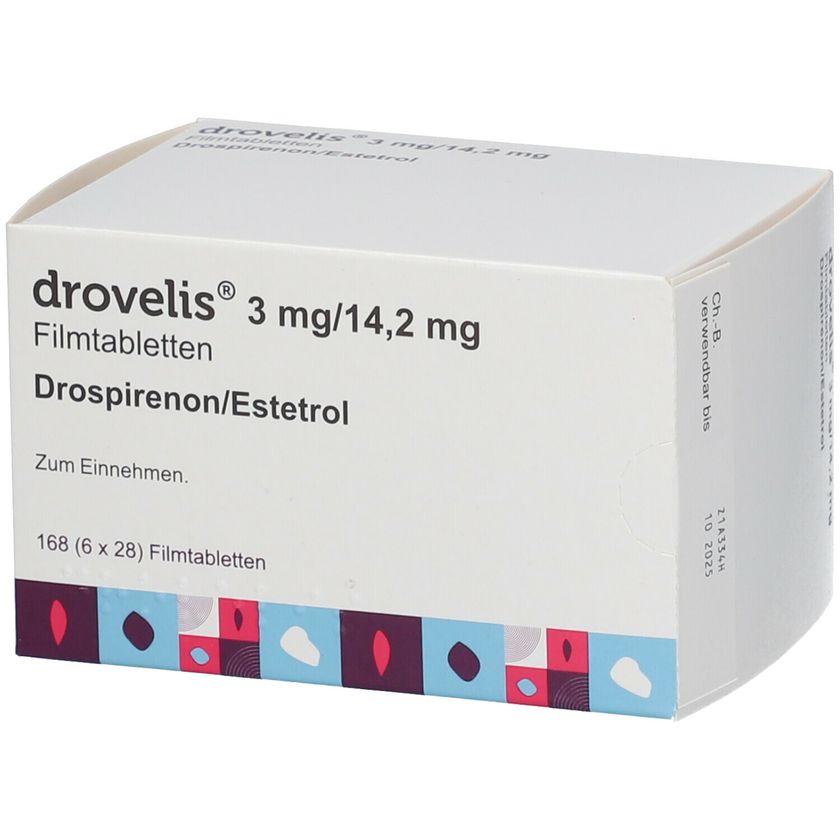 DROVELIS 3 mg/14,2 mg Filmtabletten 6x28 St - shop-apotheke.com