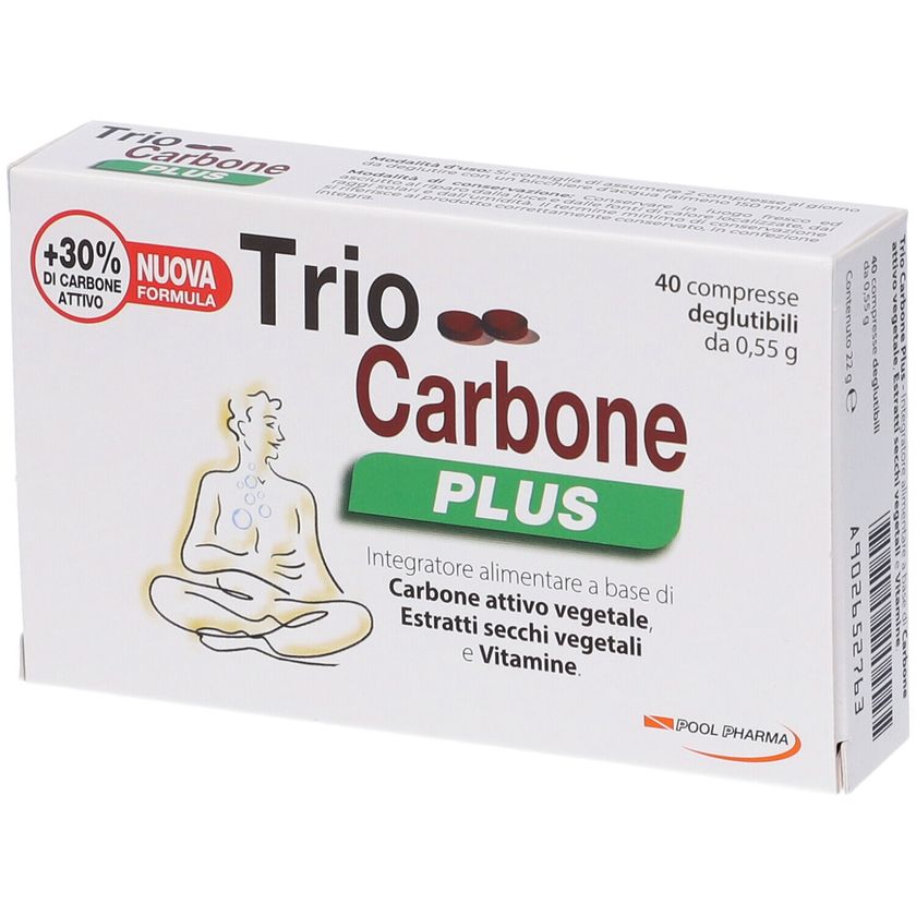 Trio Carbone Plus 40 pz Redcare