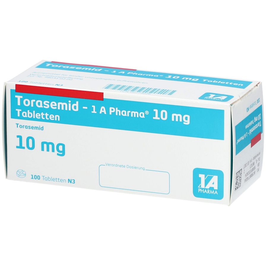 Torasemid - 1 A Pharma® 10 mg 100 St - shop-apotheke.com