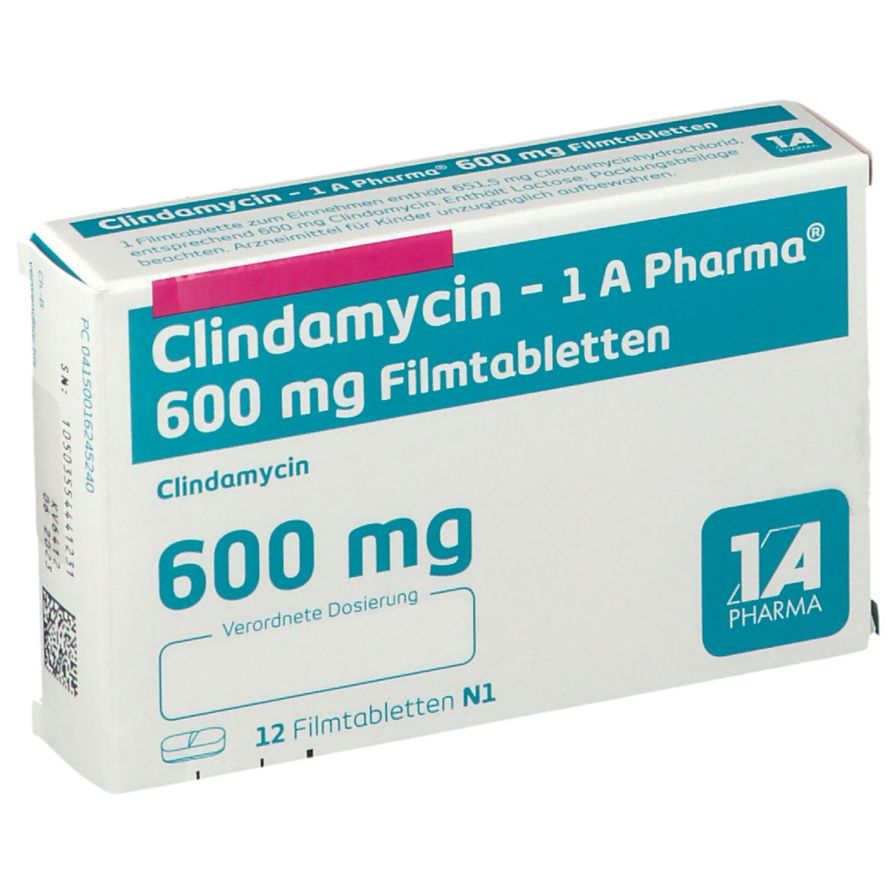 Clindamycin - 1 A Pharma® 600 mg 12 St - shop-apotheke.com