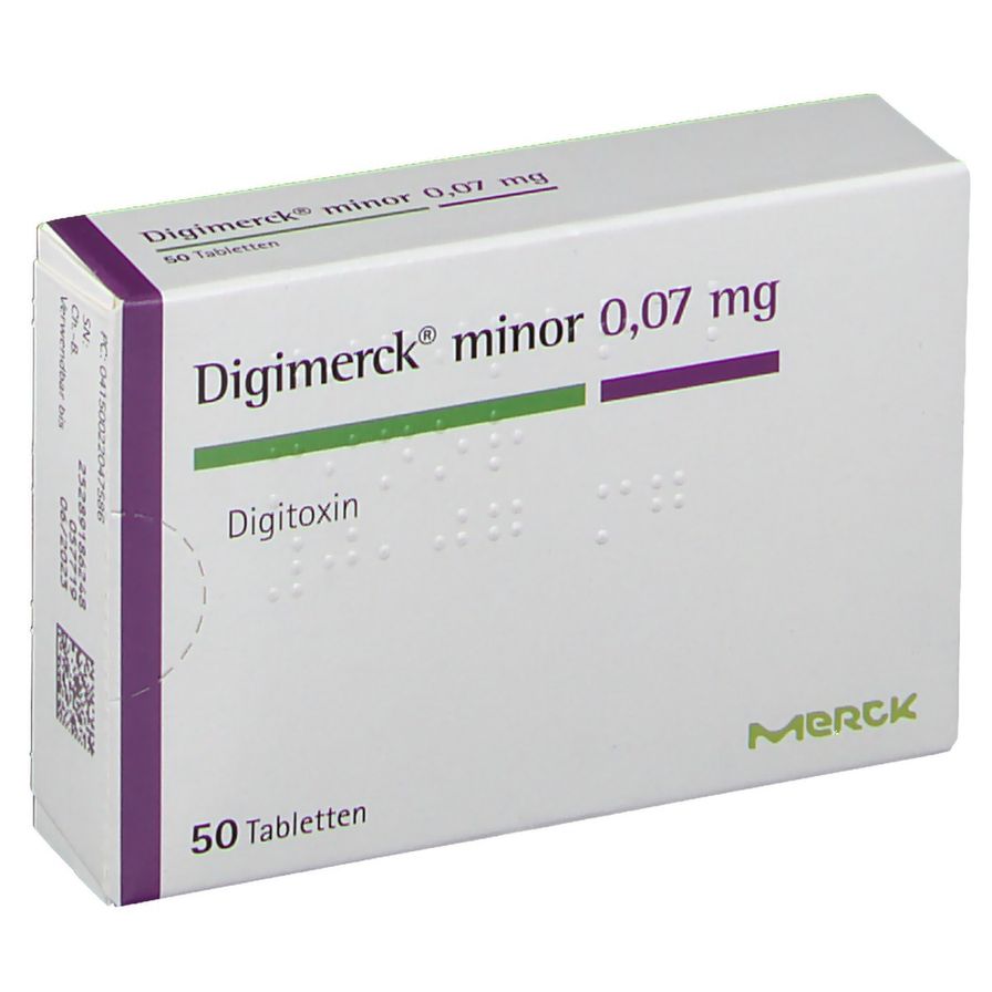 Digimerck® minor 0,07 mg 50 St - shop-apotheke.com
