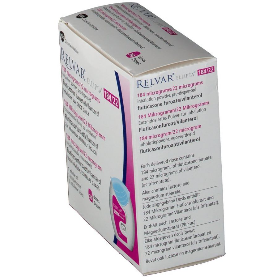 RELVAR® ELLIPTA® 184 Mikrogramm/22 Mikrogramm 1x30 St - shop-apotheke.com