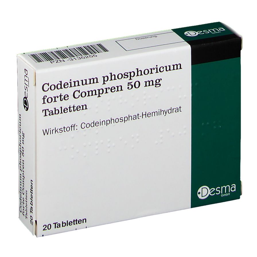 Codeinum Phosphoricum Forte Compren 50 Mg Preis Codeinum phosphoricum forte Compren 50 mg 20 St - shop-apotheke.com