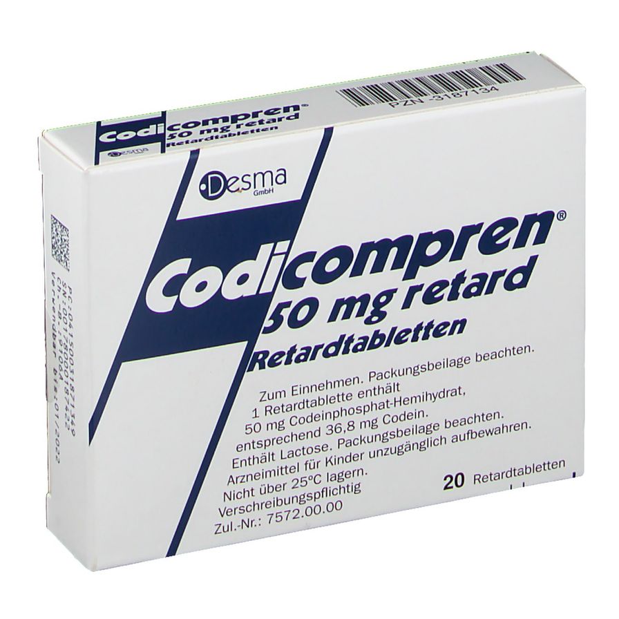 Codeinum Phosphoricum Forte Compren 50 Mg Preis Codicompren® 50 mg retard 20 St - shop-apotheke.com