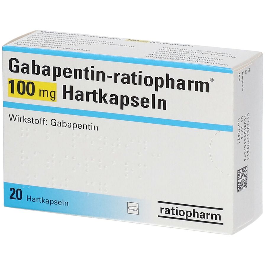 Gabapentinratiopharm® 100 mg 20 St