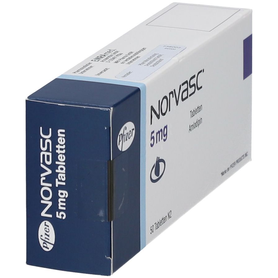 Norvasc 5 mg 50 St - shop-apotheke.com