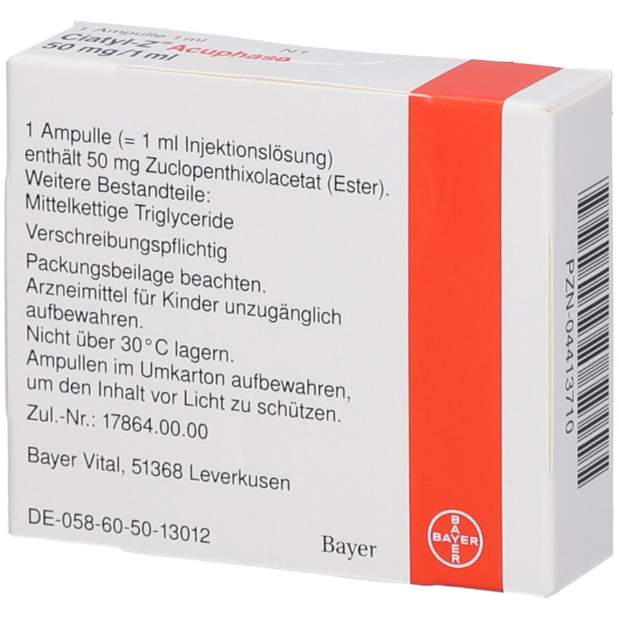 Acuphase Ciatyl-Z® Acuphase 50 mg/ml 1x1 ml - shop-apotheke.com
