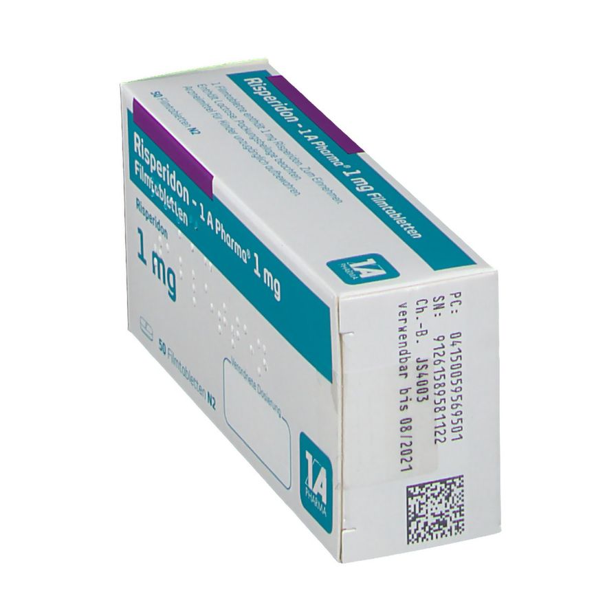 Risperidon - 1 A Pharma® 1 Mg 50 St - Shop-apotheke.com