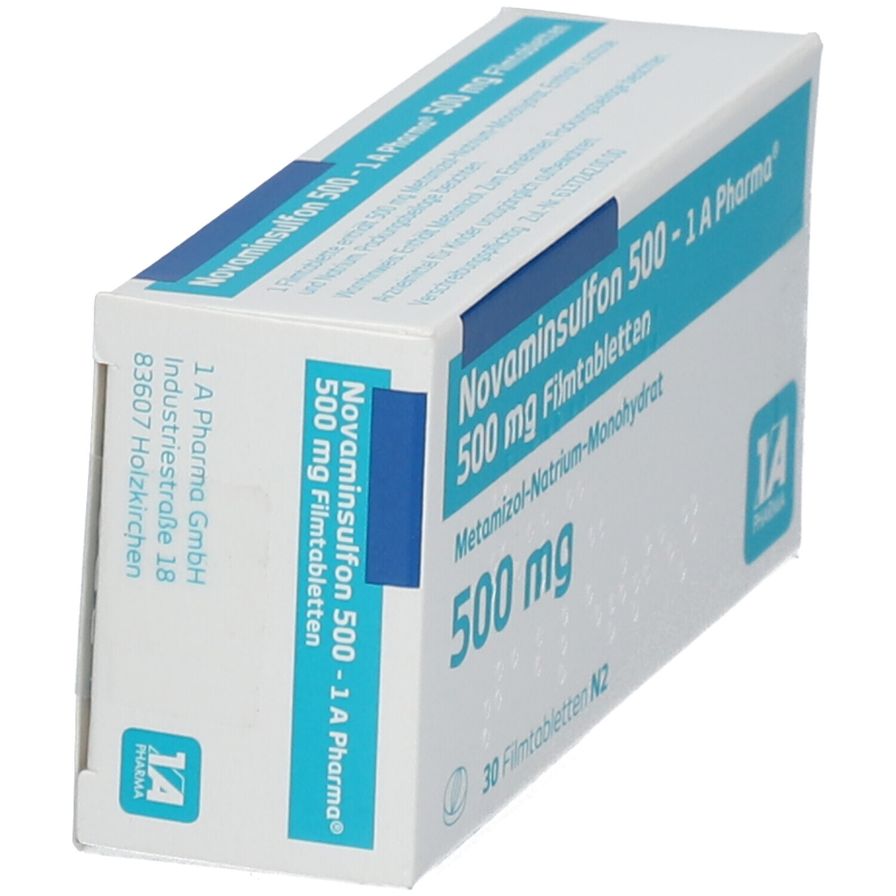 Novaminsulfon 500 - 1 A Pharma® 30 St - shop-apotheke.com