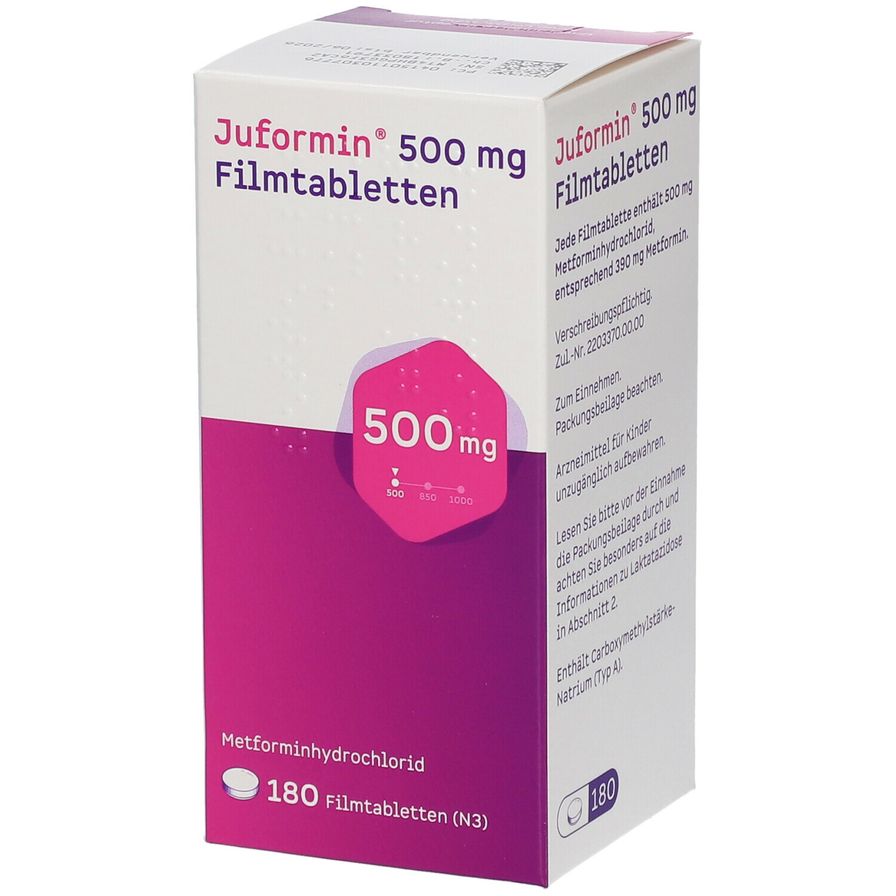 Juformin® 500 mg 180 St