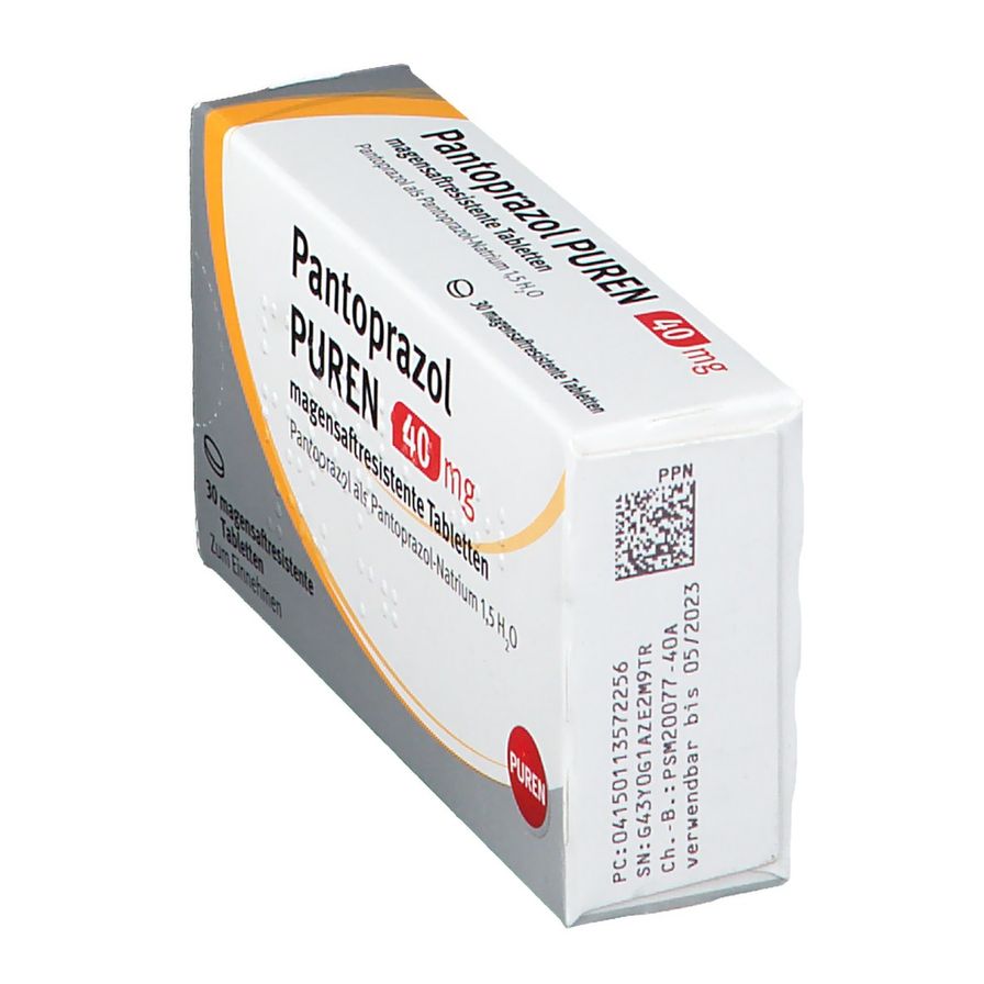 Pantoprazol PUREN 40 mg 30 St - shop-apotheke.com