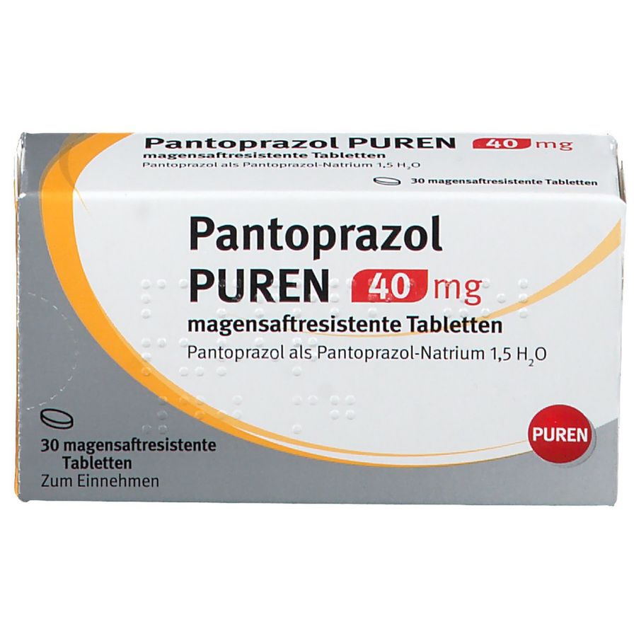 Pantoprazol PUREN 40 mg 30 St - shop-apotheke.com