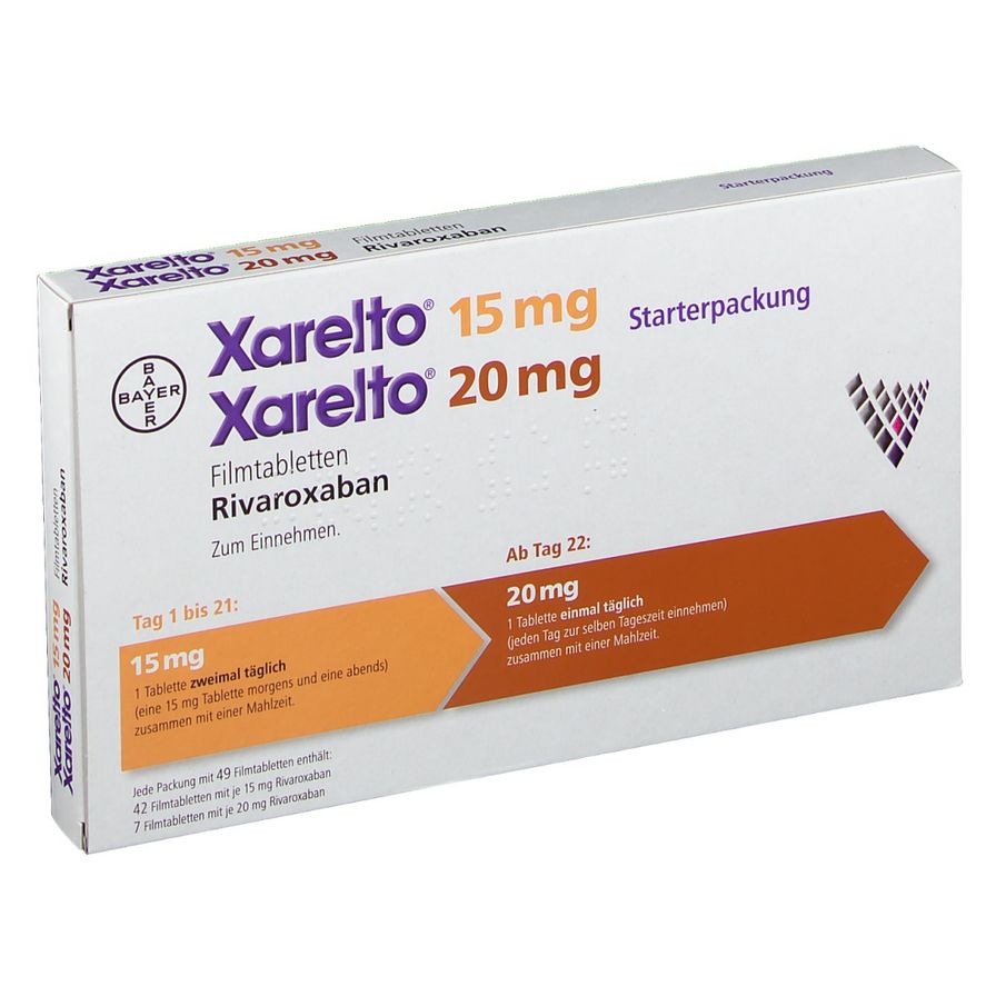 Xarelto® 15 mg + 20 mg Starterpackung 1 P