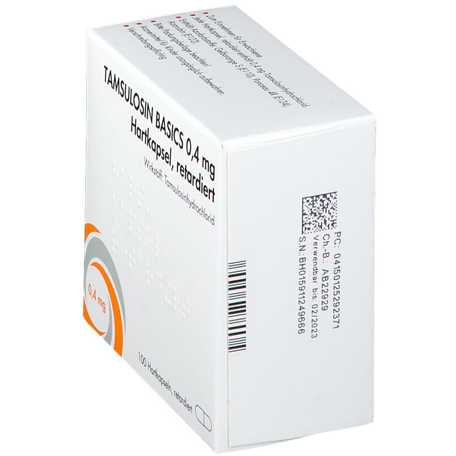 TAMSULOSIN BASICS 0,4 mg 100 St