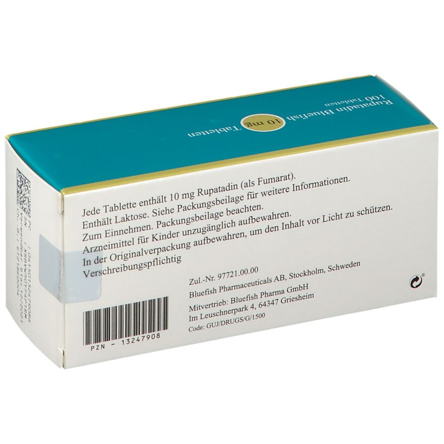 Rupatadin Bluefish 10 mg 100 St - shop-apotheke.com