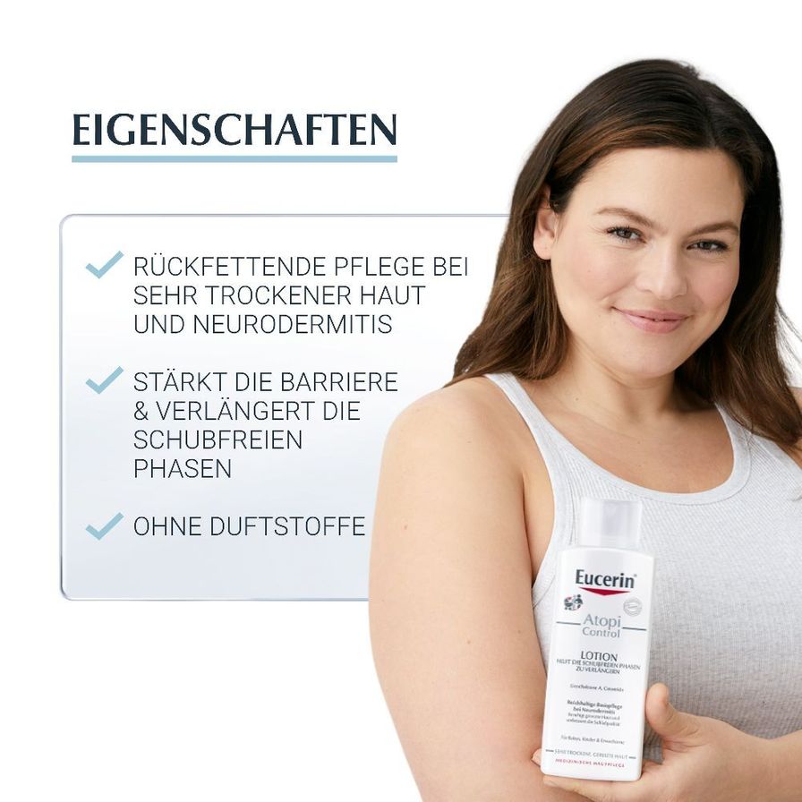 Eucerin® AtopiControl Lotion Reichhaltige und hautberuhigdende Pflege