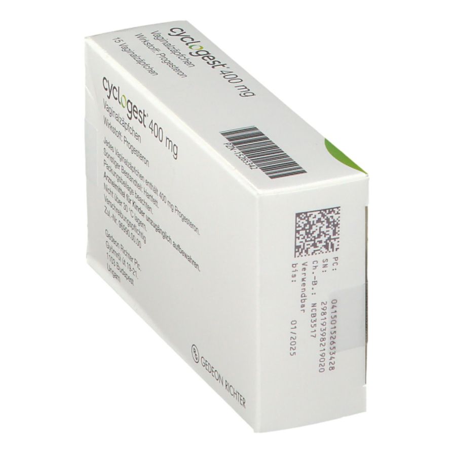 cyclogest® 400 mg 15 St
