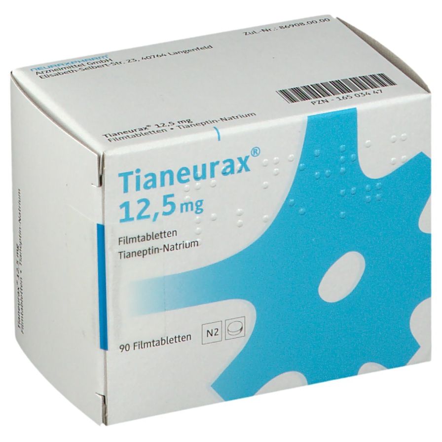 Tianeurax 12 5 Mg Nebenwirkungen