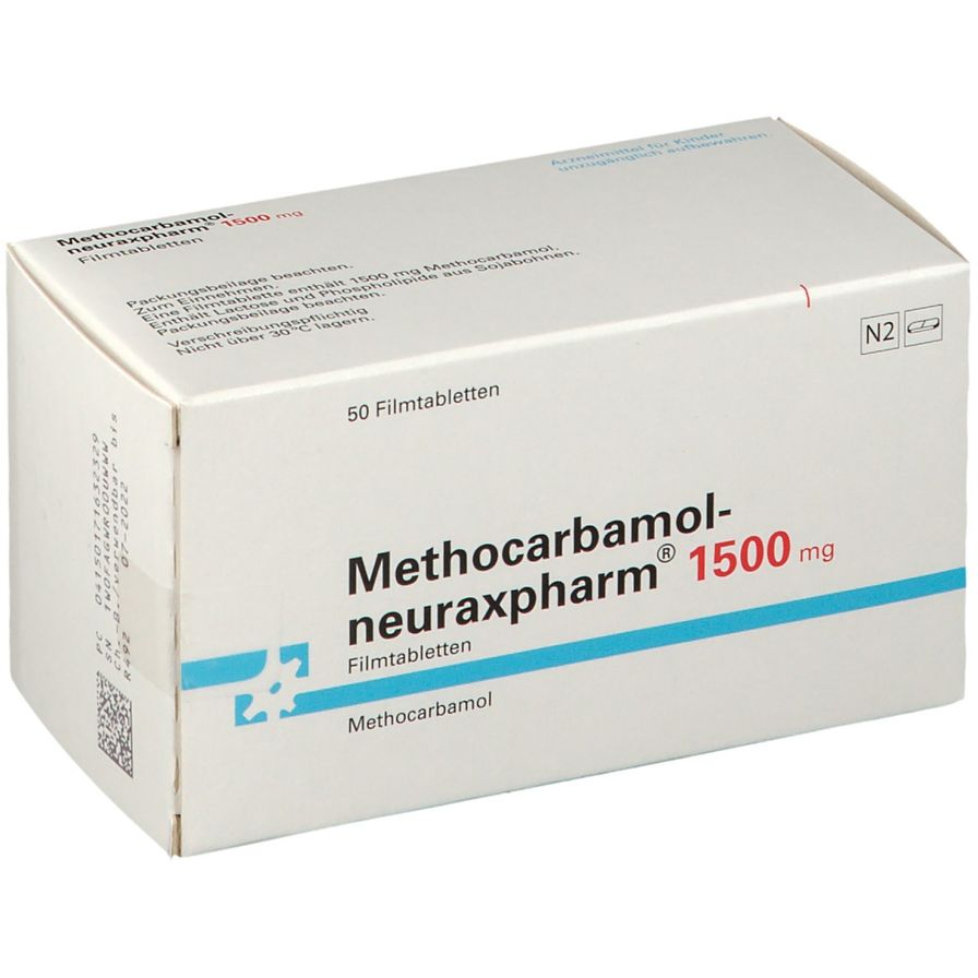 Methocarbamol-Neuraxpharm 1500 mg 50 St - shop-apotheke.com