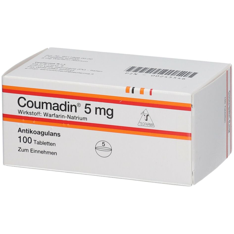 Coumadin® 5 Mg 100 St Shop