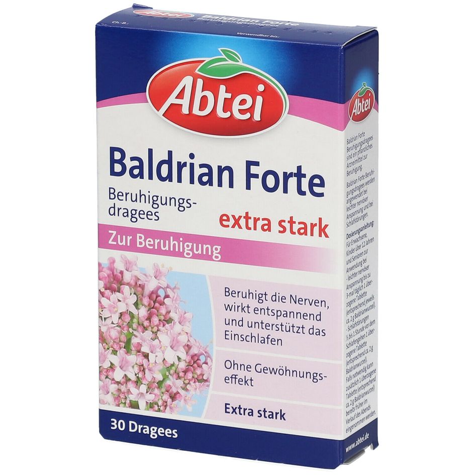 Abtei Baldrian Forte Beruhigungsdragees 30 St - Shop-apotheke.com