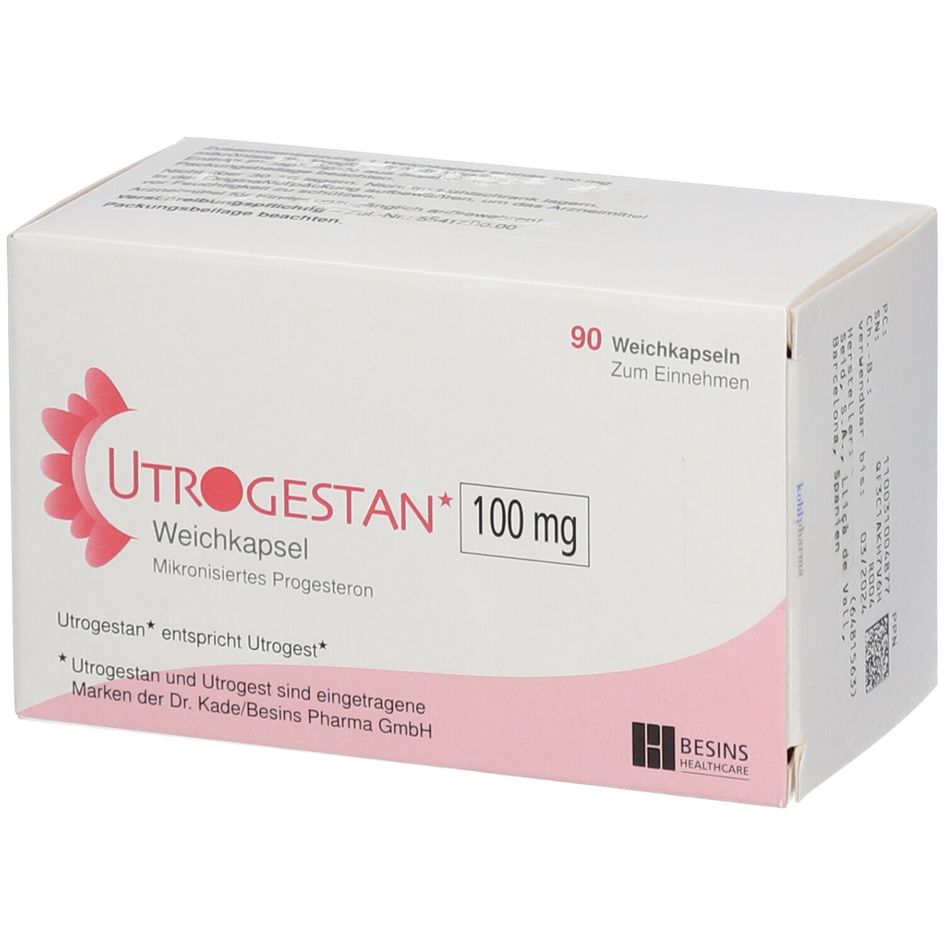 UTROGESTAN 100 mg Weichkapseln 90 St