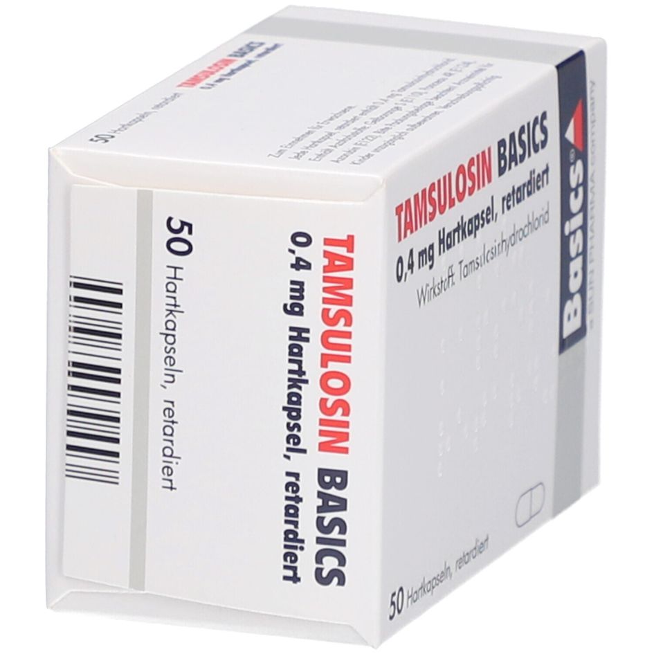TAMSULOSIN BASICS 0,4 mg 50 St TAMSULOSIN BASICS 0,4 mg 50 St