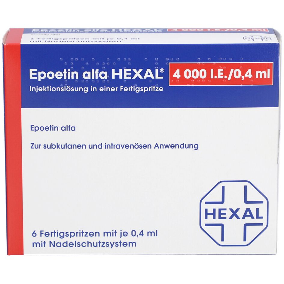 Epoetin alfa HEXAL® 4.000 I.E./0,4 ml 6x0,4 ml