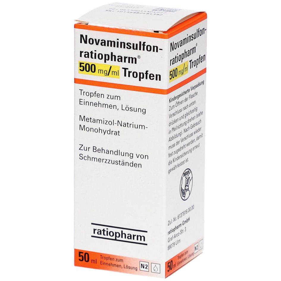 Wie Viele Tropfen Novaminsulfon Darf Man Nehmen Novaminsulfon-ratiopharm® 500 mg/ml Tropfen 50 ml - shop-apotheke.com