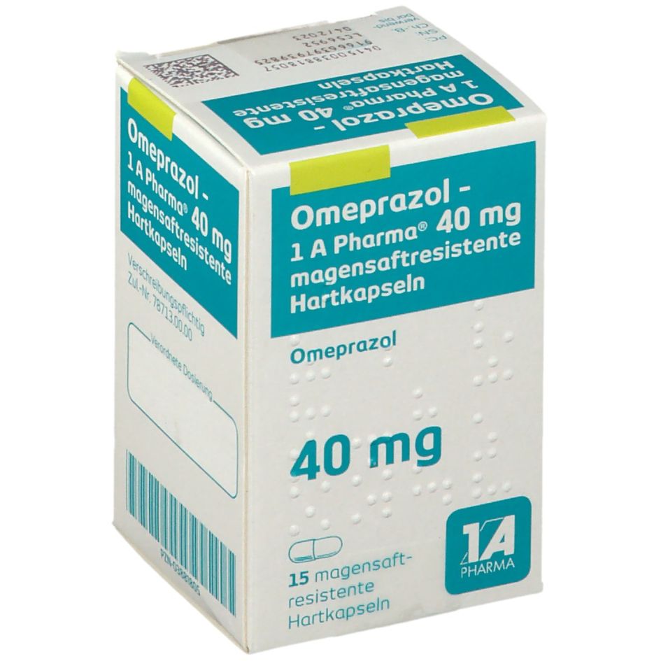 Omeprazol - 1 A Pharma® 40 mg 15 St - shop-apotheke.com