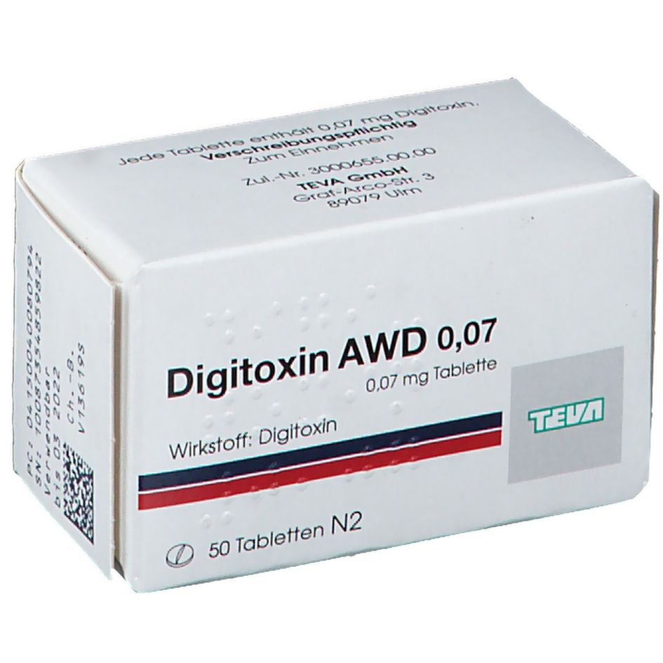 Digitoxin AWD 0,07 mg 50 St - shop-apotheke.com