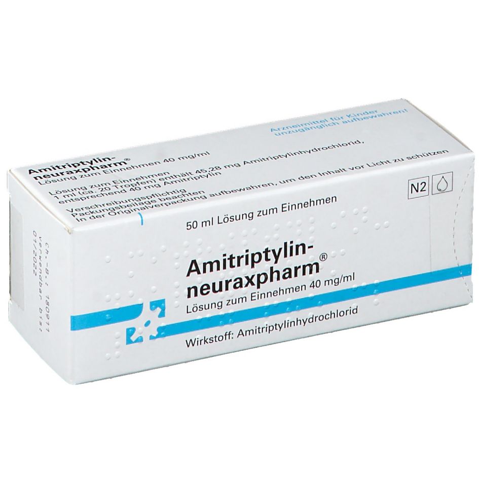 Amitriptylin Tropfen Schlafstrungen
