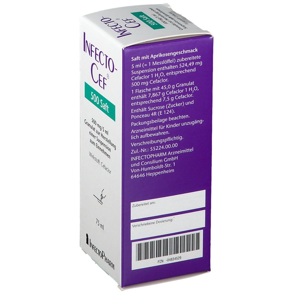 InfectoCef® 500 Saft 75 ml - shop-apotheke.com