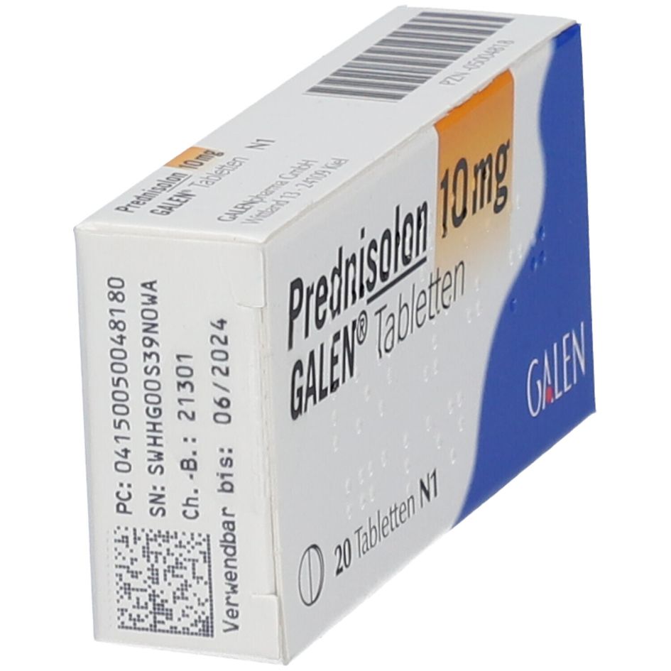 Prednisolon 10 mg GALEN® 20 St - shop-apotheke.com