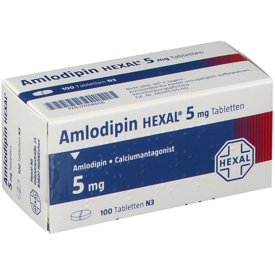 Amlodipin HEXAL® 5 mg 100 St - shop-apotheke.com