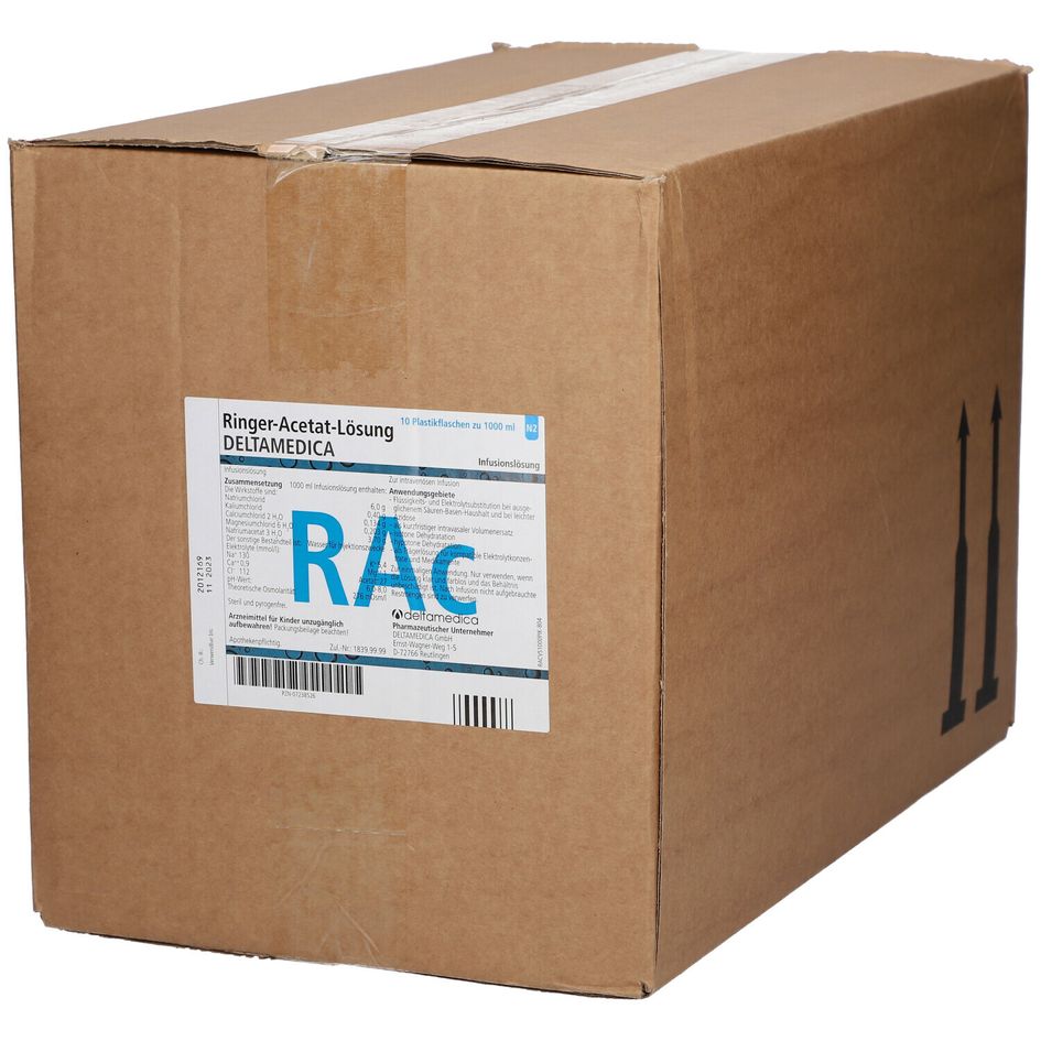 Ringer-Acetat-Lösung DELTAMEDICA 10x1000 ml - shop-apotheke.com